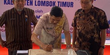 Resmikan Gedung Perpustakaan, Bupati Lotim Ajak Jadikan sebagai Wisata Ilmu Pengetahuan