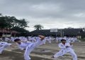 Prodi PKO Gelar Pelatihan Dasar Karate dan Sepakbola di Dusun Montong Tanggak Lombok Tengah