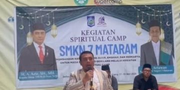 Kegiatan Spiritual Camp SMKN 7 Mataram untuk Membentuk Generasi Berakhlak Mulia