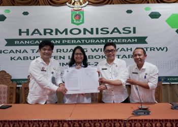 Pemkab KLU Berkolaborasi dengan Kemenkum NTB untuk Harmonisasi Raperda RTRW