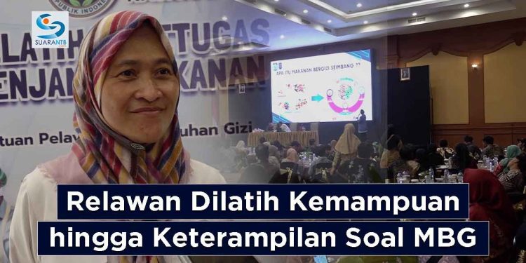 Pelatihan Keterampilan Relawan Penjamah Makanan di Lombok terkait MBG