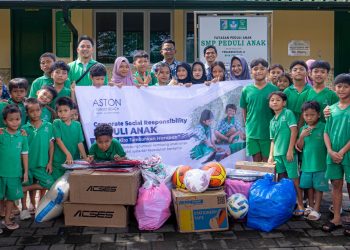 Donasi Aston Sunset Beach Resort Gili Trawangan untuk Peduli Anak Foundation sebagai Wujud CSR