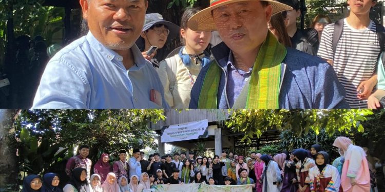 Kerja Sama Sister School, 24 Siswa Korea Selatan Kunjungi Pesantren Alam Sayang Ibu