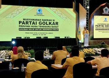Mohan Roliskana Terpilih Kembali Pimpin Partai Golkar NTB 2024-2030 secara Aklamasi