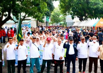 Gebyar Milad Ke-45, Ummat Adakan Jalan Sehat dan Bazar Meriah