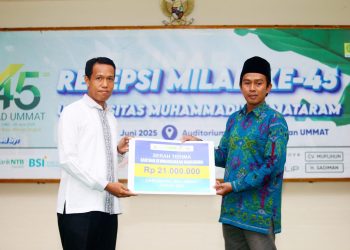 Umat Dukung Kewirausahaan Mahasiswa lewat Bantuan Rp21 Juta di Milad Ke-45