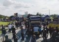 Tolak Kebijakan Zero ODOL, Sopir Truk Blokade Jalur Nasional Lombok Barat