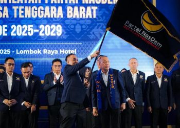 Pengurus DPW NasDem NTB Dilantik, Mori Hanafi Ditugaskan Tingkatkan Perolehan Kursi Pemilu