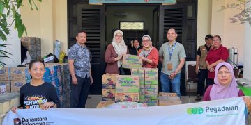 Bantuan Pegadaian untuk Warga Terdampak Banjir Mataram di Bali Nusra