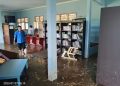 Sungai Ancar Meluap, Perpustakaan SMP Terendam di Mataram