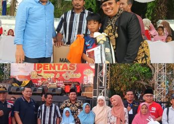 Dimeriahkan Amtenar, CFN Lobar Berikan Paket Bantuan kepada Masyarakat