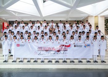 Dorong Semangat Nasionalisme, 15 Tahun BRI Apresiasi Anggota Paskibraka dan Tenaga Pendukung Nasional