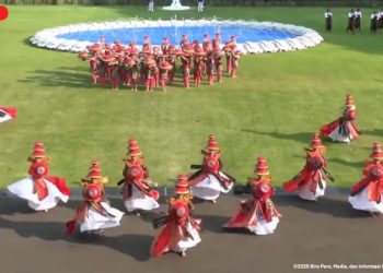 Penampilan Menawan Tim Penari NTB di Istana Merdeka