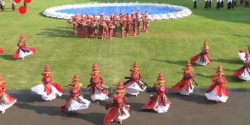 Penampilan Menawan Tim Penari NTB di Istana Merdeka