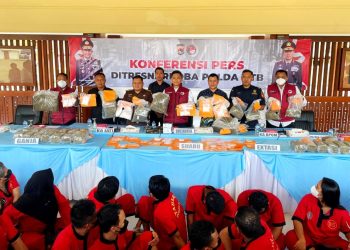 175 Tersangka dari 103 Kasus, Sembilan Bandar Narkoba di NTB Terancam Hukuman Mati