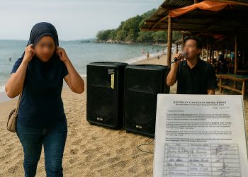 Warga Keluhkan Musik Keras di Pantai Duduk Batulayar, Pol PP Kirim Tim Pendamping