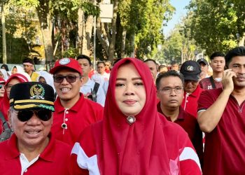 Meriahkan Jalan Sehat Kerukunan Jelang HUT Ke-80 RI dengan Layanan Kesehatan Gratis Warga