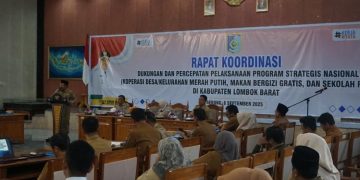 Bupati Lobar Tegaskan SPPG Tak Boleh Ambil Bahan Baku MBG dari Luar Kopdes