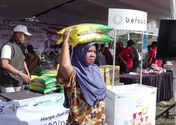 135 Titik Gerakan Pangan Murah di NTB, 900 Ton Beras Dikirim oleh Bulog