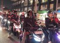 Komunitas Honda Nocturnity Solidaritas Mengelilingi Kota Mataram