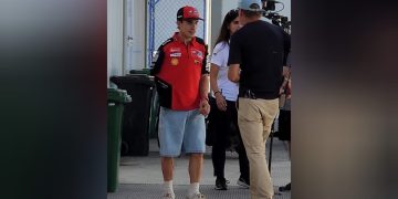 Marc Marquez Jatuh di Sirkuit Mandalika Setelah Didoakan