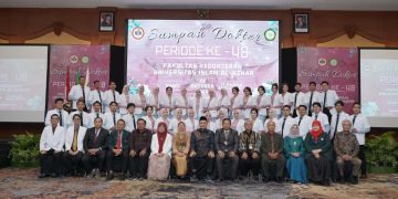 Sumpah Dokter Ke-48 FK Unizar Dihadiri Banyak Peserta