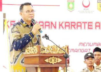 Gelar Kejuaraan Karate Pelajar, Bupati Dorong Regenerasi Atlet