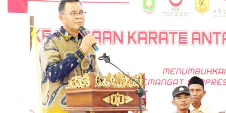 Gelar Kejuaraan Karate Pelajar, Bupati Dorong Regenerasi Atlet