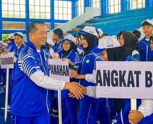 Gubernur Iqbal Lepas 102 Atlet NTB untuk Popnas dan Peparpenas 2025