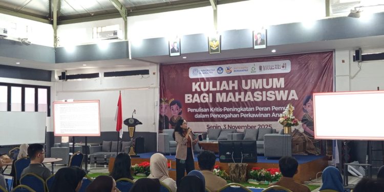 Cegah Perkawinan Anak, Kuliah Umum untuk Mahasiswa di Universitas Bumigora
