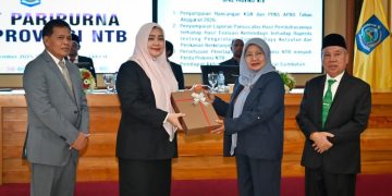 Rancangan KUA-PPAS Pemprov NTB untuk DPRD NTB Proyeksi APBD 2026 Turun 14,47 Persen