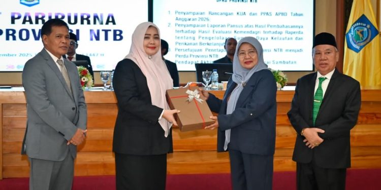 Rancangan KUA-PPAS Pemprov NTB untuk DPRD NTB Proyeksi APBD 2026 Turun 14,47 Persen