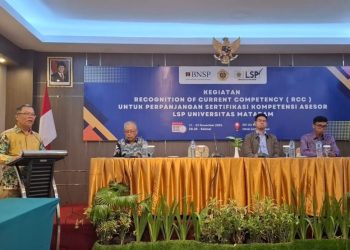 Kegiatan RCC untuk Asesor oleh LSP Unram Pastikan Kompetensi Tetap Terjaga