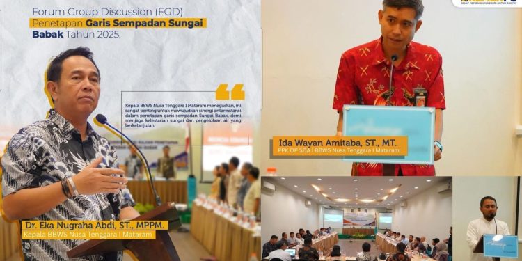 Matangkan Penetapan Garis Sempadan Sungai Babak oleh BBWS NT I