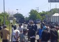 Lahan Sumbawa Ricuh, Tiga Polisi Terluka Karena Senjata Tajam
