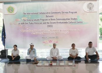 Pengabdian Internasional Yoga oleh IAHN Gde Pudja Mataram