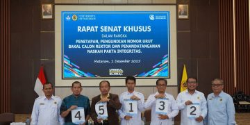 Lima Bakal Calon Rektor Unram Ditetapkan Senat Proses Berjalan Objektif dan Sesuai Aturan