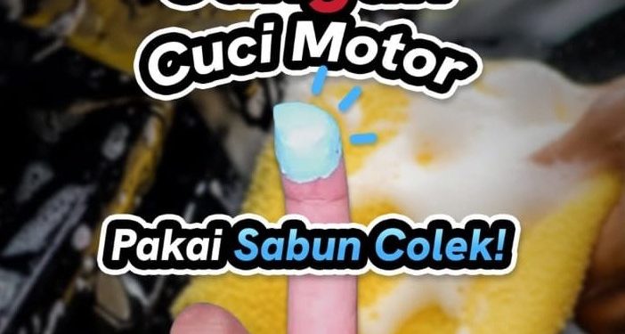 Hindari Sabun Colek Saat Mencuci Motor, Peringatan untuk Konsumen