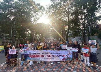 Promosi Pariwisata Lombok Sumbawa di CFD Kota Malang