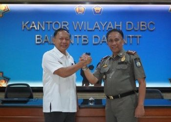 Kasat Pol PP NTB dan Bea Cukai Samakan Langkah Perkuat Pengawasan Rokok Ilegal