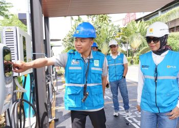 Momen Natatu Seluruh SPKLU Siap Layani Pengguna Kendaraan Listrik