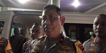 Polisi Melaksanakan Patroli Keamanan Malam Natal di Mataram