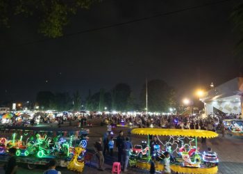 Taman Sangkareang Menjadi Destinasi Utama Perayaan Tahun Baru di Mataram
