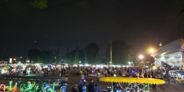 Taman Sangkareang Menjadi Destinasi Utama Perayaan Tahun Baru di Mataram