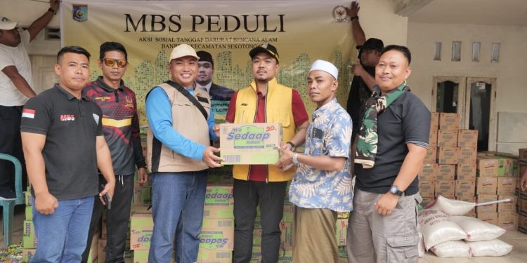 Bantuan Logistik Aksi Peduli MBS untuk Korban Bencana Sekotong