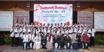 FK Unizar Kukuhkan 40 Dokter Baru Tegaskan Komitmen Dokter Rahmatan Lil Alamin