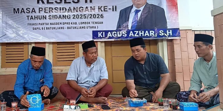 Reses Anggota DPRD Lombok Tengah di Dusun Lembok Mendapat Apresiasi